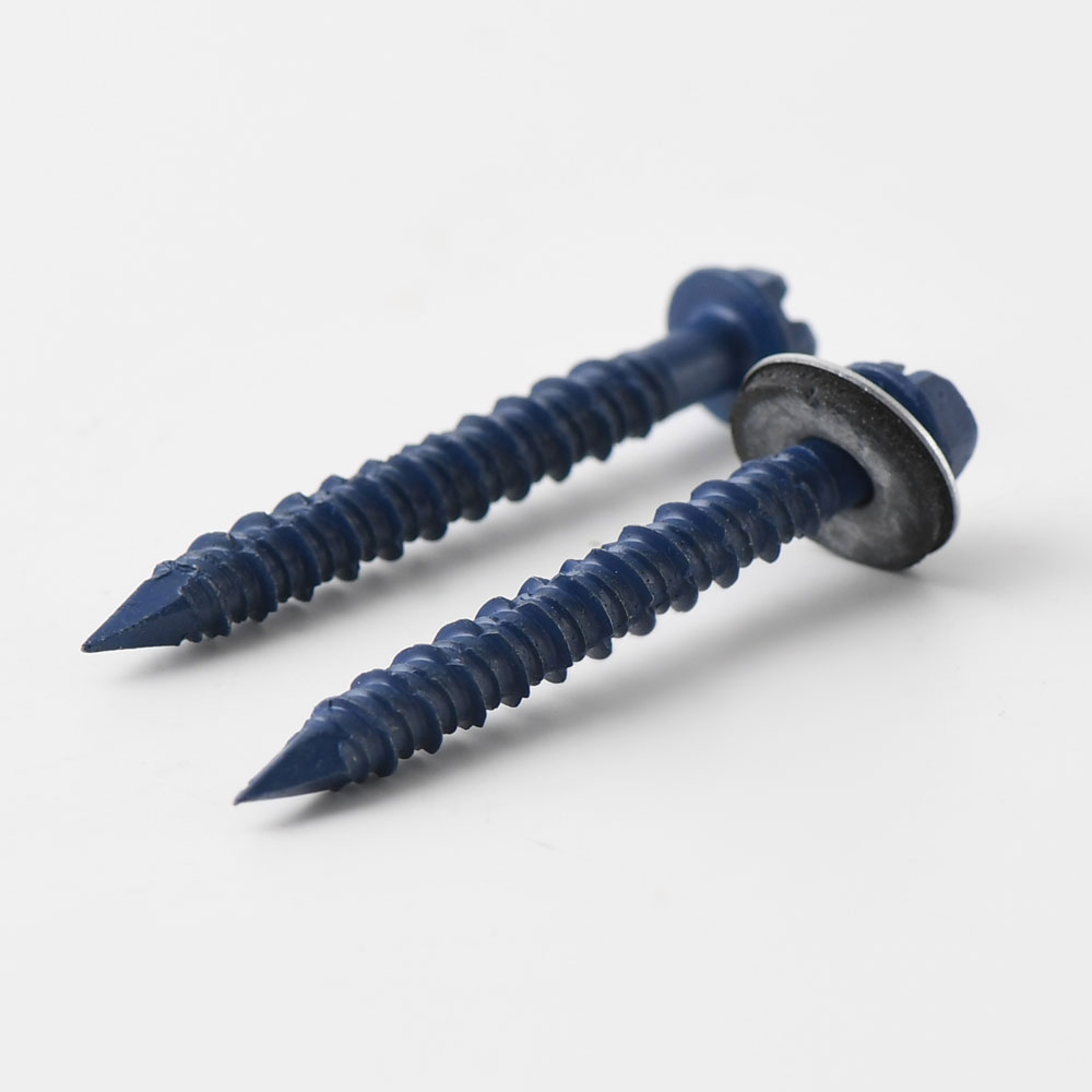 A4 stainless bi-metal hex head masonry screw (tapcon) 6.3 x 100